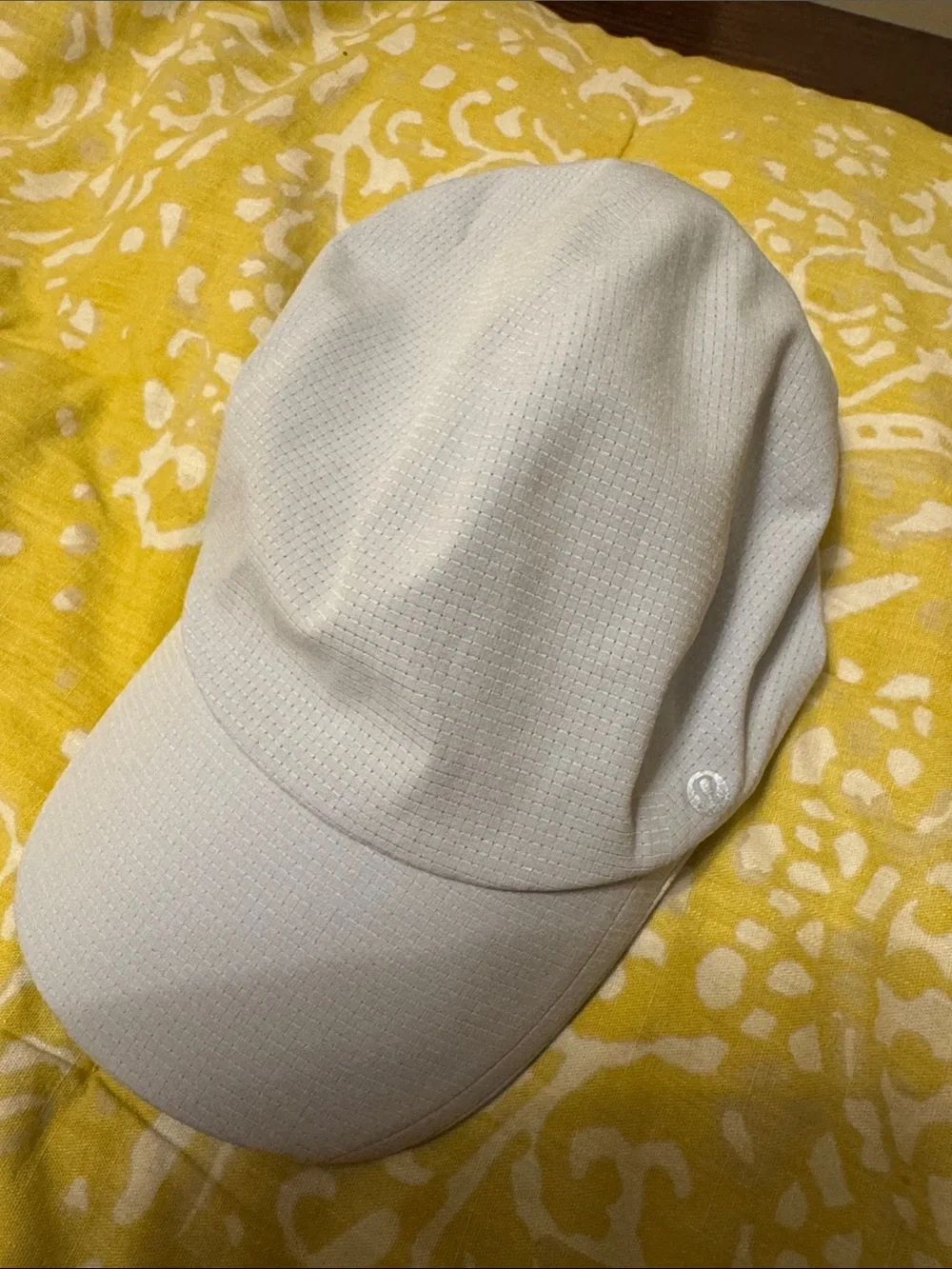 lululemon athletica white performance baseball cap